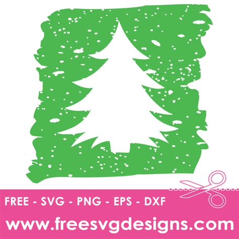 Christmas Tree Silhouette Free SVG Files | freesvgdesigns.com