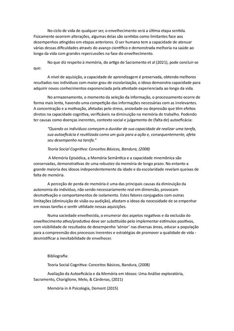 Resposta E Folio Parte B No Ciclo De Vida De Qualquer Ser O