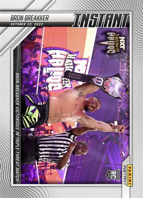 Wwe Panini Instant Bron Breakker Bron Breakker Victorious