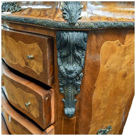 Napoleon III Style Marquetry Inlaid Seven Drawer Lingerie Chest