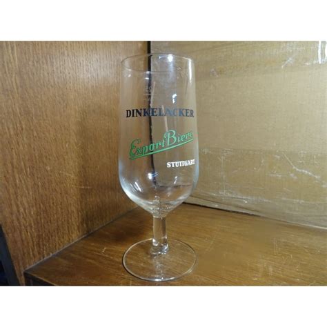 1 VERRE DINKELACKER EXPORT BIERE 25CL HT 16 80CM Tigrebock