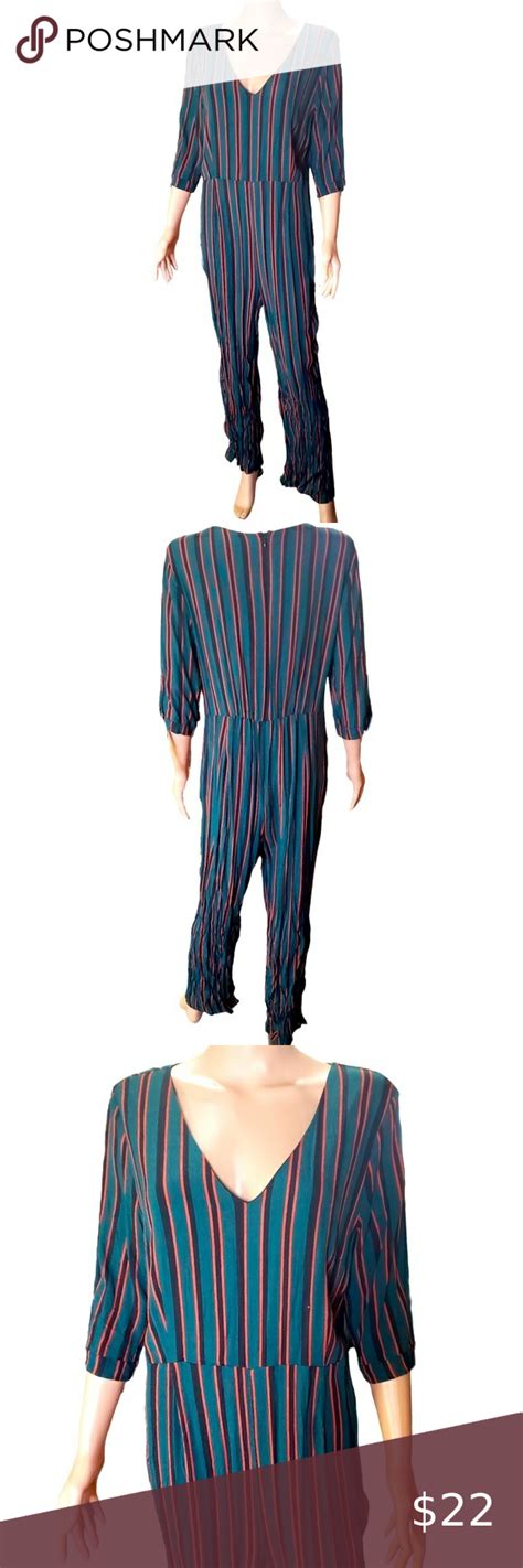 Wild Fable Stripe Jumpsuit Sz Xxl Striped Jumpsuit Clothes Design