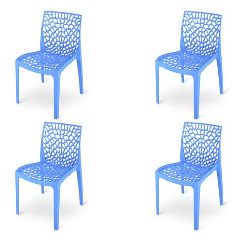 Supreme Web Plastic Chairs For Home Outdoor Garden Set Of Soft