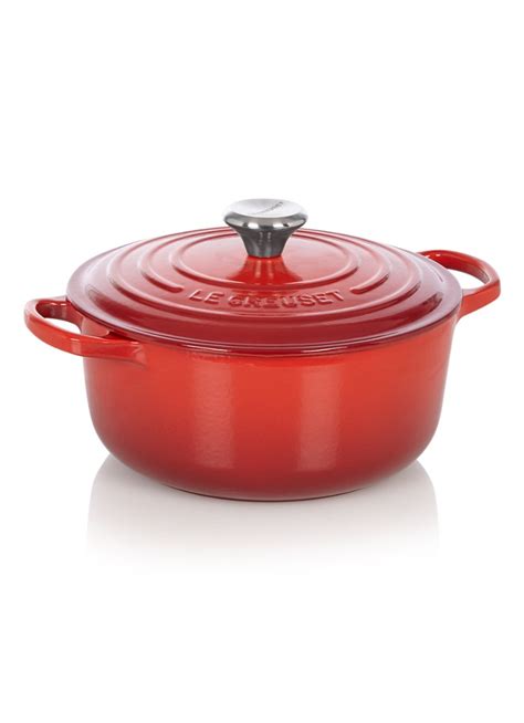 Le Creuset Signature Braadpan 20 Cm • Kersenrood • De Bijenkorf