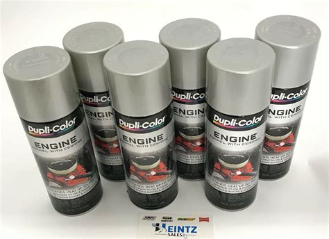 Duplicolor DE1650 6 PACK Cast Coat Aluminum Engine Enamel Paint W