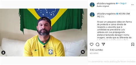 Goleiro Bruno Ataca Lula Em Vídeo E Declara Voto Em Bolsonaro