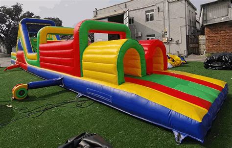 52ft Shapes Inflatable Obstacle Course – inflatableisland.co