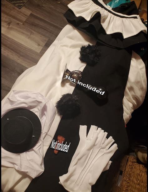 Black And White Clown Suit Etsy