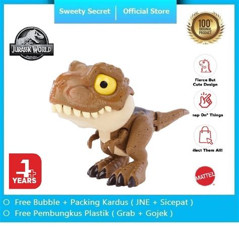 Jual Jurassic World Snap Squad Attitudes Tyrannosaurus Rex Mainan