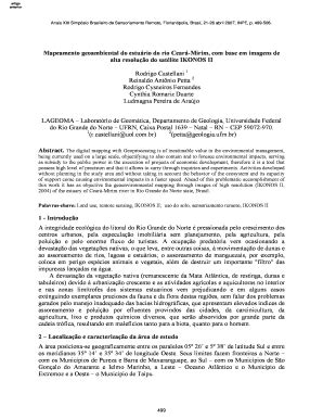 Preenchível Disponível marte dpi inpe Mapeamento geoambiental do estu