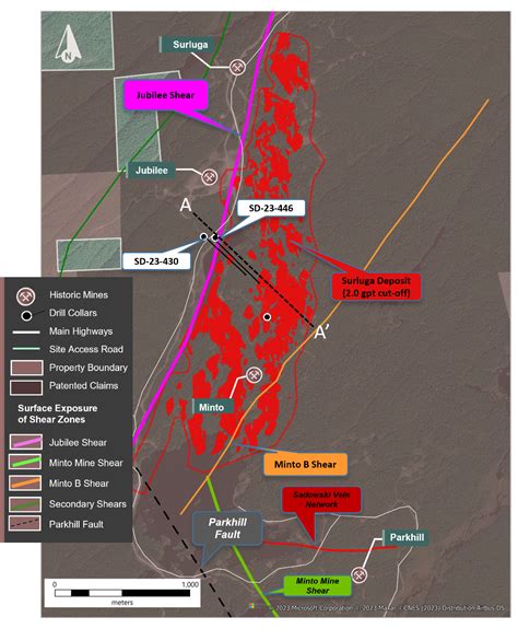 Red Pine Extends Significant Mineralization West Of The