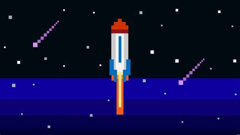 Pixel Art Space Background in Illustrator, SVG, JPG, EPS, PNG ...