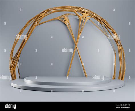Stylish Display Showcase Background Stock Photo Alamy