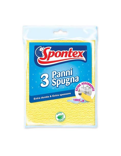 Spontex 3 Panni Spugna