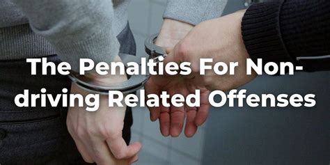 What Are The Penalties For First Offense Zero Tolerance Dui