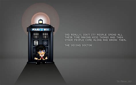 Pixel Doctor Who 2nd Doctor Quote 8 By Cosmicthunder On Deviantart