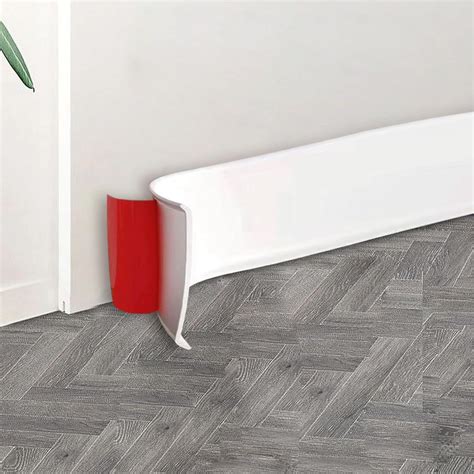 Wensdr Flexible Self Adhesive Baseboard Molding Trim In X Ft Wall