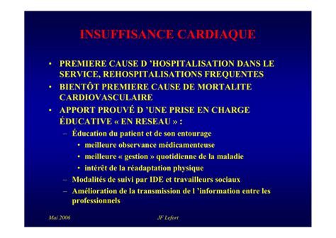 INSUFFISANCE CARDIAQUE