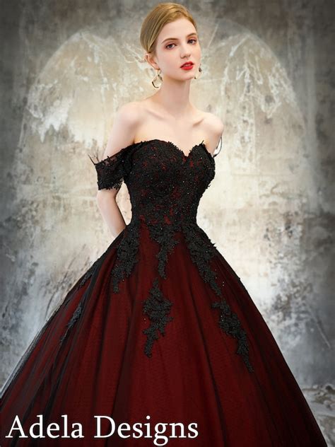 Dark Red Evening Gown Discount Bellvalefarms