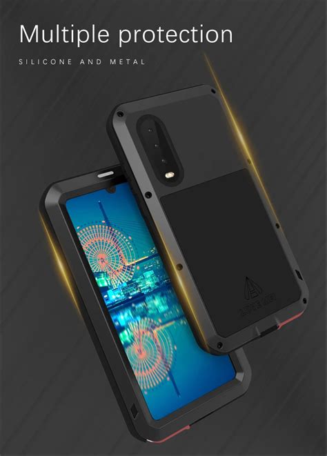 Love Mei Metal Waterproof Case For Huawei P Shockproof Cover For