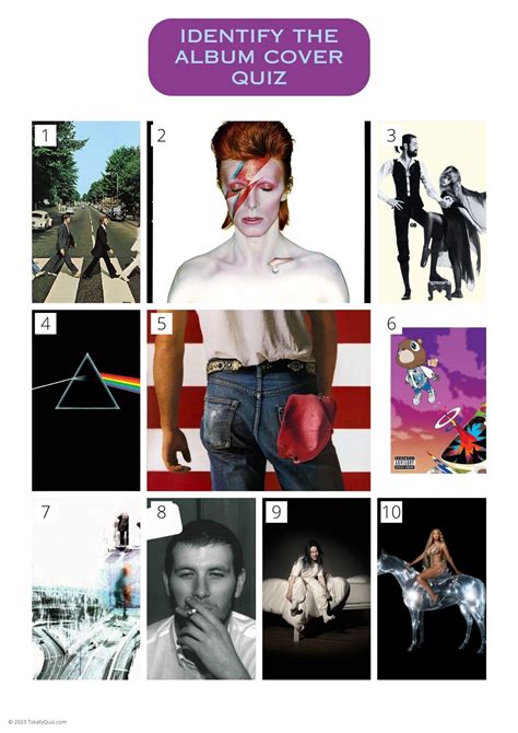Album Covers Quiz Printable at Pat Gray blog