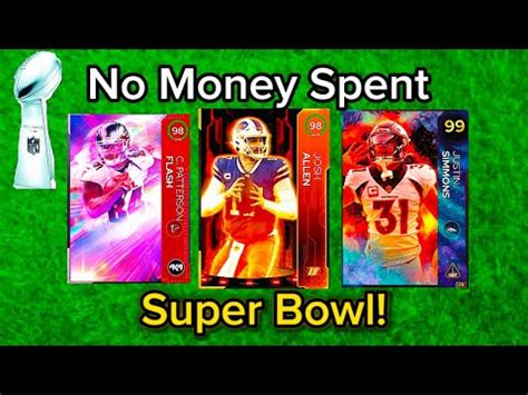 My Last No Money Spent Team Goes To The Super Bowl In Madden 23 YouTube