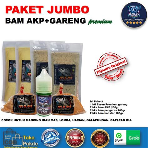 Jual Paket Jumbo Amis Kuning Gareng Premium Sepaket Komplit Umpan Ikan