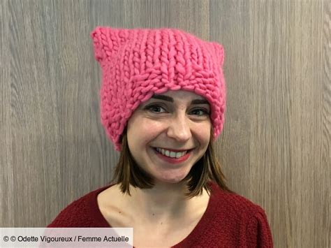 Tricot Le Bonnet Pussy Hat Femme Actuelle Le MAG