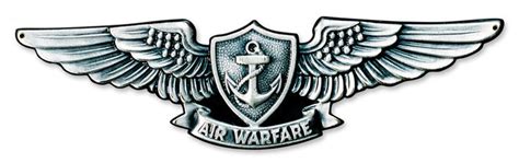 Navy Aviation Warfare Specialist Metal Sign Navy Anchor Tattoos Aviation Metal Signs Warfare