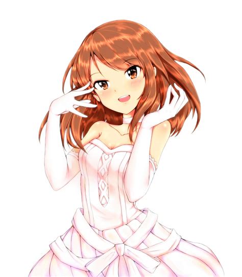 Safebooru 1girl Absurdres Brown Eyes Dress Highres Houjou Karen Idolmaster Idolmaster