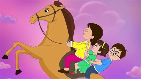 Lakdi ki kathi Kathi pe ghoda लकड क कठ Kids videos cartoon