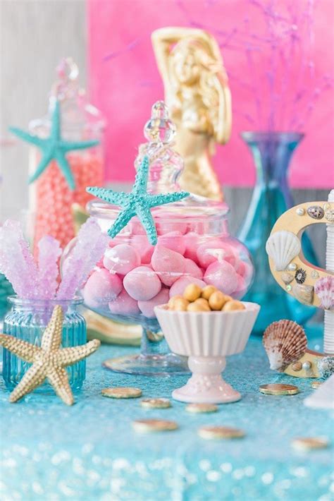 Karas Party Ideas Lets Be Mermaids Birthday Party Karas Party Ideas