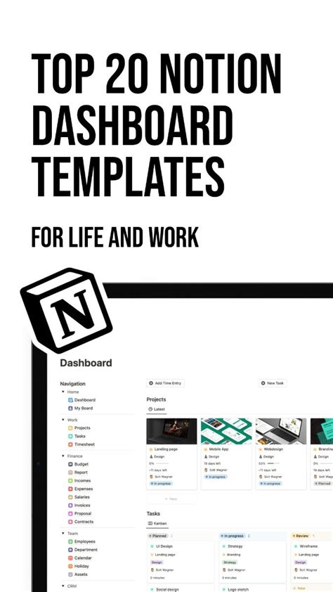 Notion Dashboard Templates For Life And Work In Dashboard