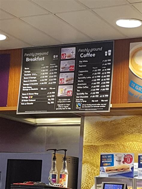 Menu At Greggs Cafe Matlock Crown Square