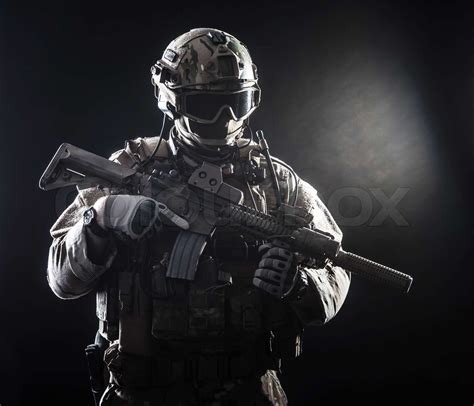 Special Forces Soldier Stock Image Colourbox