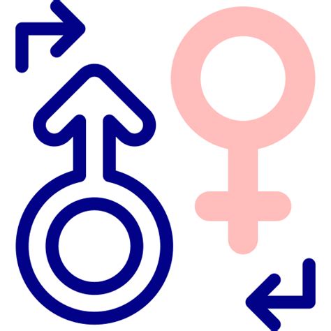 Sex Reassignment Detailed Mixed Lineal Color Icon