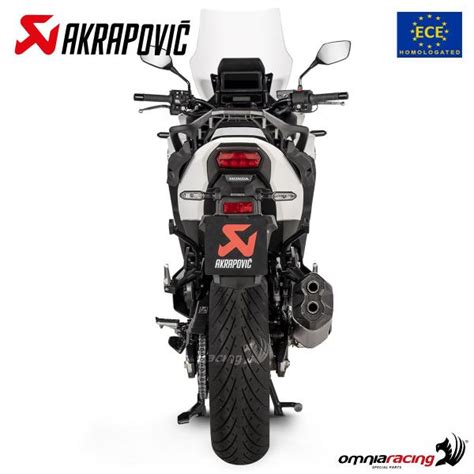 Akrapovic Exhaust Approved Titanium Slip On Honda Nt