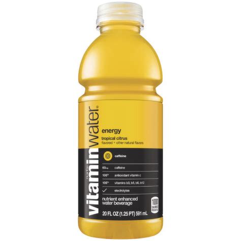 Vitaminwater Vitaminwater Energy Electrolyte Enhanced Water W Vitamins