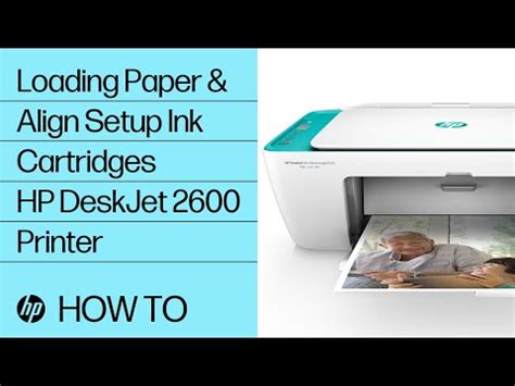 Loading Paper Align Setup Ink Cartridges In The Hp Deskjet