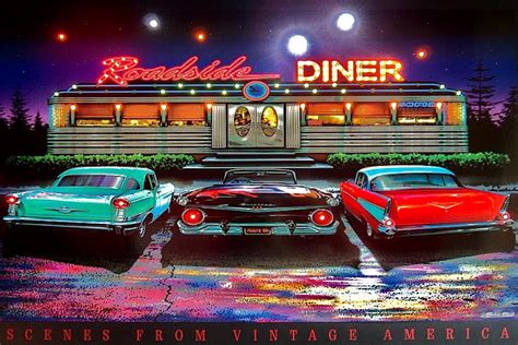 Roadside Diner Artwork By Helen Flint By San666 On Deviantart