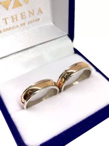 Alianzas Plata Y Oro Anillos Casamiento Boda Compromiso Amor Env O Gratis