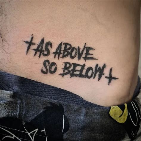 91 Mystical “As Above, So Below” Tattoos To Introduce To Your Tattoo ...