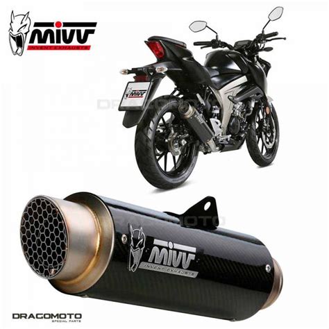 Full Exhaust MIVV SUZUKI GSX S 125 2017 2021 GP PRO Black Carbon S 055 L2P