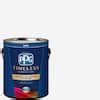 PPG TIMELESS 1 Gal Pure White Satin Base 1 Exterior Paint With Primer