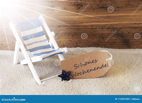 Sommer Sunny Label Schoenes Wochenende Bedeutet Glückliches Wochenende