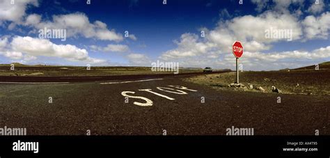 Two Lane Highway California Usa Stock Photo Alamy