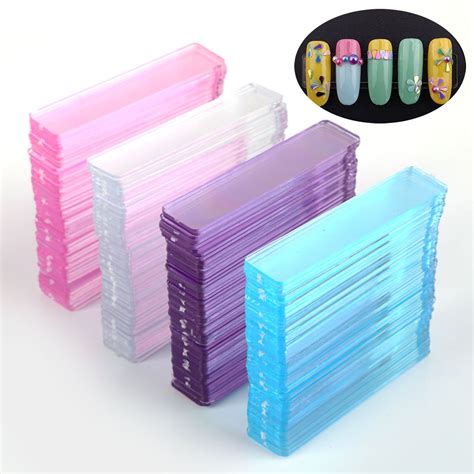 Pcs Nail Tips Stand Reusable Decorative Polish Holder Strip Manicure