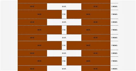 Football Blanket Crochet Chart