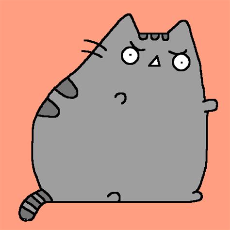 Pixilart Pusheen Is Angry Or Gumpy By Akik