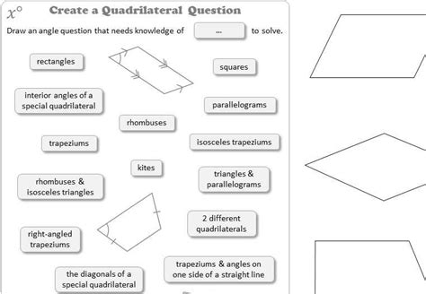 Free special quadrilaterals worksheet, Download Free special ...